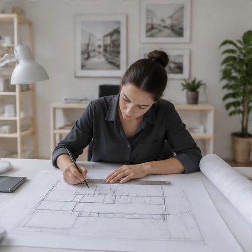 Illustration du métier : Architectes